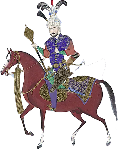 بهرام گور سوار بر اسب — Bahram Gur on horseback